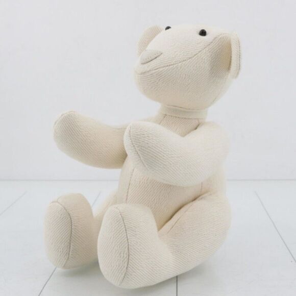 RARE!! Gucci All White GG Supreme Canvas Teddy Bear w/ Box 🐻✨ - Picture 1 of 5